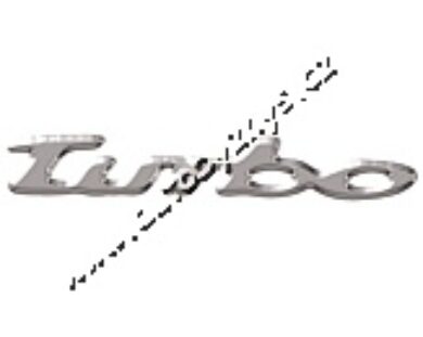 Znak TURBO samolep.PLASTIC  (35219)