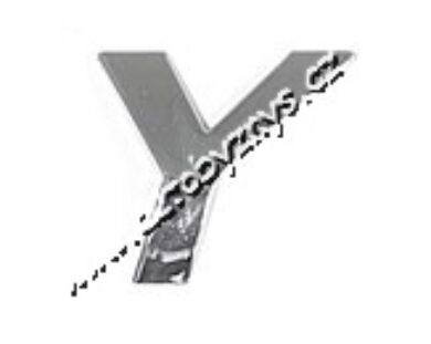 Znak Y samolep.PLASTIC  (35024)