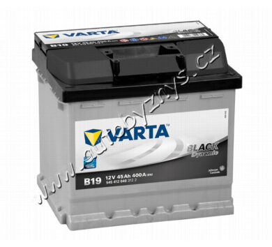 Autobaterie 12V/45Ah 400A VARTA Black dynamic  ( RP zahrnutý v ceně )  (10351)