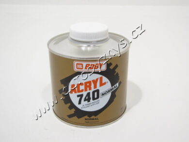 Ředidlo BODY 740 Acryl Thinner - akrylátové 0,5L  (12623)