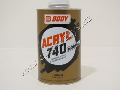 Ředidlo BODY 740 Acryl Thinner - akrylátové - 1 L  (14069)
