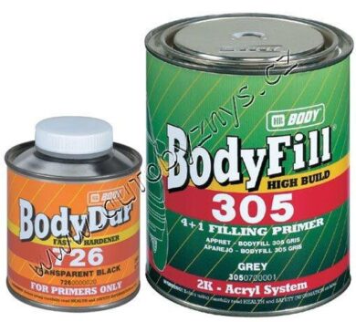 Plnič 4:1 305 BodyFill základový - šedý - 4 L  (14081)