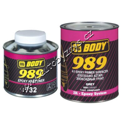 Tužidlo epoxidové základní barvy BODY 989 EPOXY HARDENER - 250 ml  (14095)