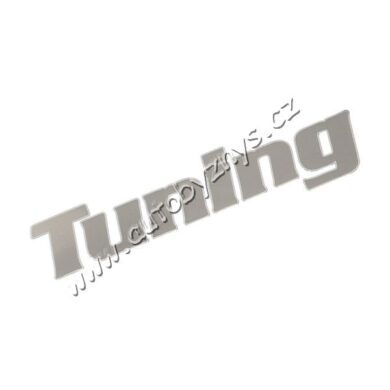 Znak TUNING samolep.METAL velký  (35300)