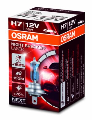 12V H7 55W PX26d NBL NEXT GENERATION +150% OSRAM  (15613)