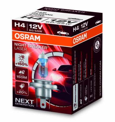 12V H4 60/55W P43t NBL NEXT GENERATION +150% OSRAM  (15614)