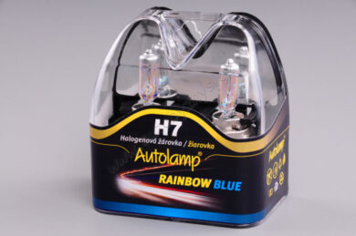 12V H7 55W PX26d RAINBOW BLUE 2ks AUTOLAMP  (15689)