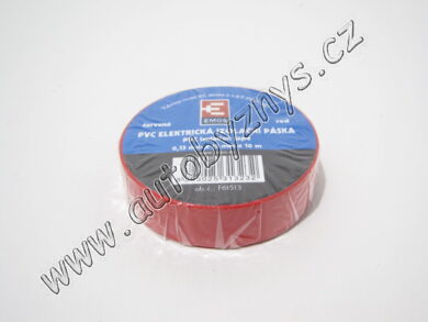 Izolační páska PVC 0,13mm 15x10m červená  (3632)
