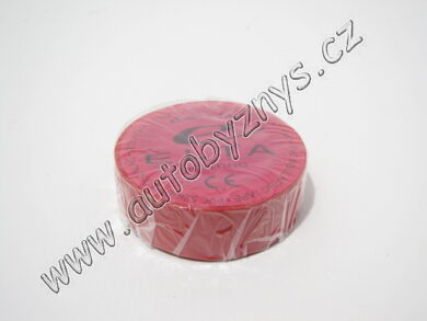 Izolační páska PVC 0,13mm 19x10m červená  (3634)