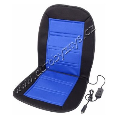 Potah sedadla vyhřívaný s termostatem 12V LADDER modrý  (04118)