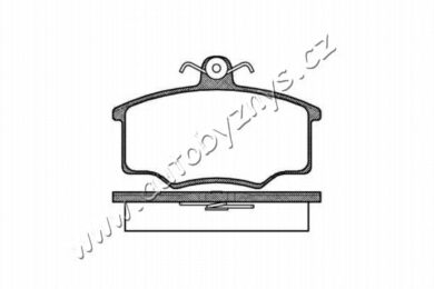 Brzdové destičky přední REMSA 0046.00 Audi,WV  (RE 04600)