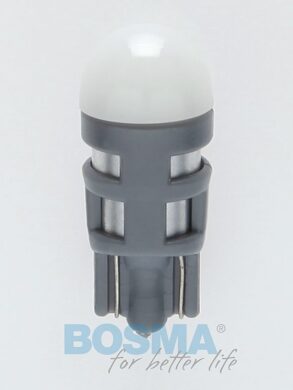 12V T10 LED žárovka 2xLED SMD 5630 BULB bílá BOSMA blistr 2ks  (LED4069)