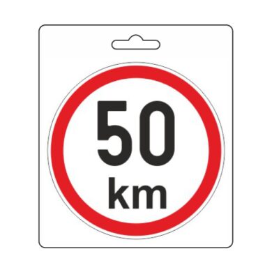 Samolepka omezená rychlost 50km/h (110 mm)  (34484)