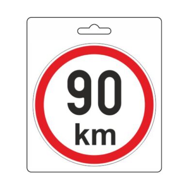 Samolepka omezená rychlost 90km/h (110 mm)  (34487)