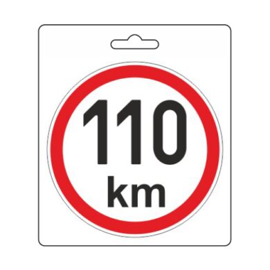 Samolepka omezená rychlost 110km/h (110 mm)  (34489)