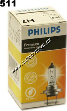 Žárovka 12V H7 55W Px26d +30%  Philips  (4734)