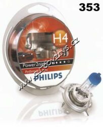 Žárovka 12V H4 60/55W Power2Night GT150 Philips-sada 2ks