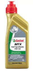 Olej převodový motocyklový CASTROL MTX SYNTHETIC 75W-140 1L - SLEVA 11%