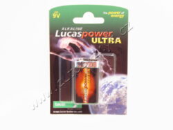 Baterie alkalická 9V 6LR61 LUCAS/GP ULTRA 1ks