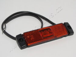 Světlo poziční LED  červené 12/24V 130X32 - SLEVA 12%