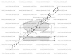 Brzdové destičky přední Ford Escort,Orion STARLINE - délka (v mm): 130,8
vyska ( v mm ): 57,3
tloustka/sila( v mm): 17,9
brzdovy system: Bendix