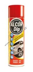ALCOR DIP Červený mat 500ml sprej - ALCOR DIP Červený mat 500ml sprej. Plastická snímatelná nástřiková fólie PLASTI DIP vhodná pro ochranné a dekorativní nástřiky karosářských částí automobilů.