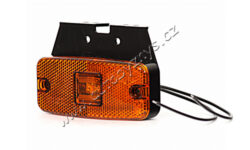 Lampa poziční LED oranžová s držákem WAS 223Z