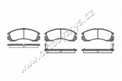 Brzdové destičky přední REMSA 0354.02 Citroen,Mitsubishi,Peugeot - montovac strana 	pedn osa
tloustka/sila( v mm) 	15,7
dlka (v mm) 	149,9
vyska ( v mm ) 	59
brzdovy system 	Akebono
