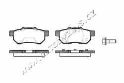 Brzdové destičky zadní REMSA 0233.20 -Honda - tloustka/sila( v mm) 	13,4
dlka (v mm) 	88,8
vyska ( v mm ) 	36,8
brzdovy system 	Akebono